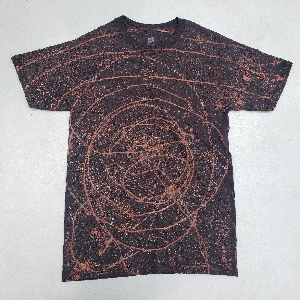 Unisex S Black - Bleach Washed Tee